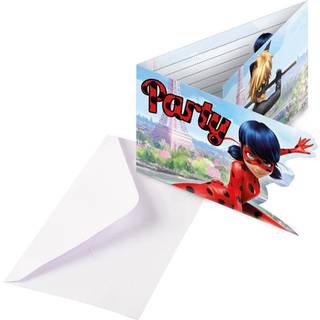 Miraculous Ladybug invitationer