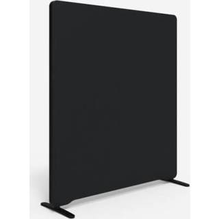 Lintex Edge Floor skærmvæg 120x135cm sort med sort liste