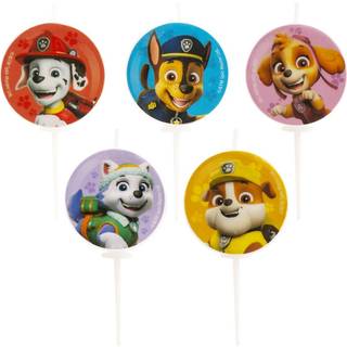 Kagelys på pind med Paw Patrol 5 stk