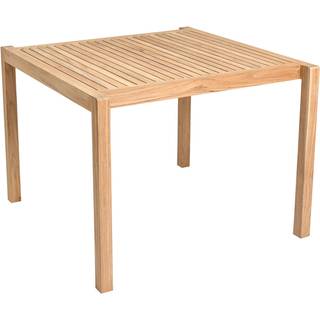 Havebord AH901 af teaktræ, 100 x 99 cm