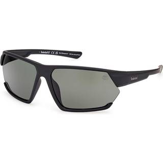 Timberland Mand TB9309 02R Solbriller Injiceret Sort Grøn Firkantet Polariseret