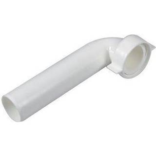 Afløbskobling Barka PE1432, bøjet, 1 1/4" G (BSP) (indvendig) / 32 mm (1 1/4") slange, plast, hvid