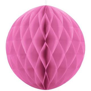 Pink papirvæv kugle, 40 cm