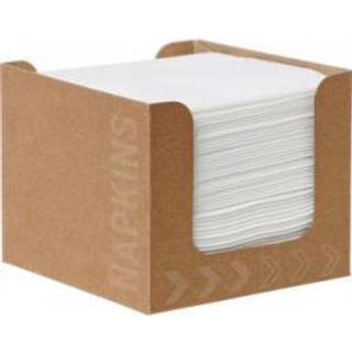 DUNI BIO DUNISOFT DISPENSER Brun Inkl. Hvid Serviet 20x20 cm 24x50 stk (202942)