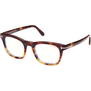 TOM FORD Mand FT5870-B 56 Optiske stel Acetat Havana Firkantet Normal