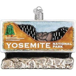 Old World Christmas Ornaments: State Parks Glass blæst ornamenter til juletræ Yosemite National