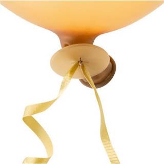 100 stk Ballonsnor med autolås - Guld