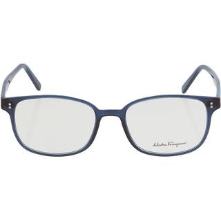Ferragamo Unisex SF2915 402 Optiske stel Acetat Blå Firkantet