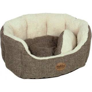 Komfortseng "Alba" til hund, brun - Brown - L x B x H: 65 x 57 x 22 cm