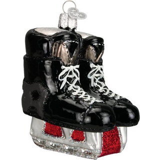 Old World Christmas 2020 Julprydnad Hockey Skates Glasblåst prydnad för julgran