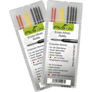 PICA 4020_2 T?rminen f?rer r?dgul sort 2 Packungen