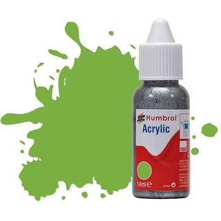 HUMBROL ACRYLIC DROPPER BOTTLE 14ML No 38 Lime Gloss