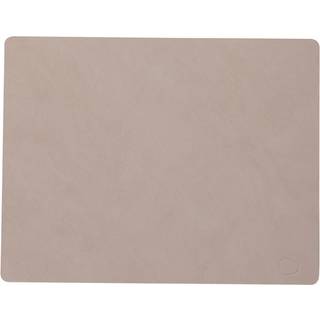 LIND DNA Nupo dækkeserviet square L Clay brown