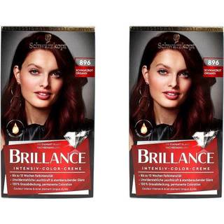 Brillance Intensiv-Color-Creme 896 Sort-rød organdi