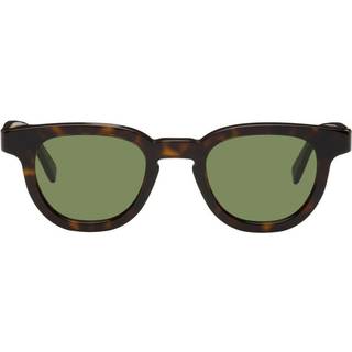 Retrosuperfuture Unisex OSX Certo 3627 Solbriller Acetat Havana Grøn Rund