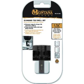 Montana Brands MB-65208 1-3/8 in. Diamond/Tile Drill Bit 1/4 in. Hex Shank