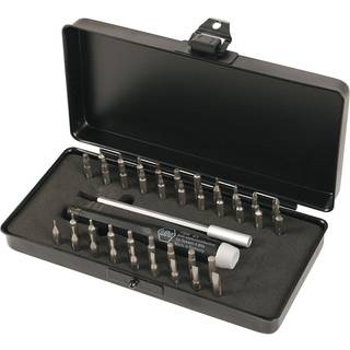 Wiha """" System 4 """" Micro Bit med ESD Safe Precision Handle - 40 Piece Set