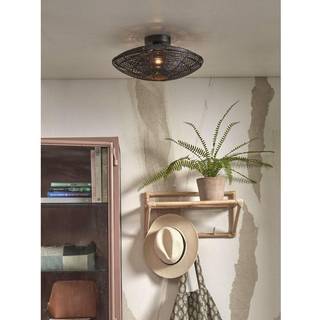 GOOD & MOJO Tanami loftslampe, Ø 40 cm, sort