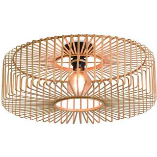 GOOD & MOJO Bromo loftslampe lavet af bambus, Ø 60cm