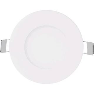 3W LED Panellys - med EMC driver, 6400K, rundt - Kulør : Kold