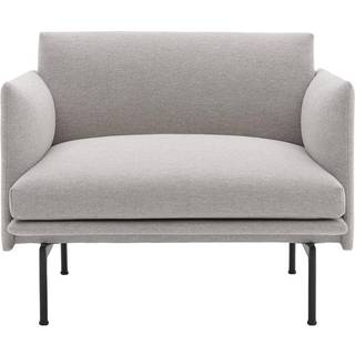Muuto Outline chair lænestol stof Clay 12/Black