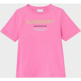 Burberry Kids Baby printed cotton-blend T-shirt - pink - M 6