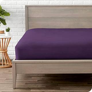 Bare hjem monteret bundplade i fuld størrelse - premium 1800 mikrofiber - ultra -blød hotel luksus - dyb lomme - holdbar og langvarig (fuld blomm