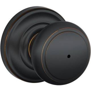 Schlage FA40and716/F40and716 och Andover Privacy Knob Andover Rose Aged Bronze