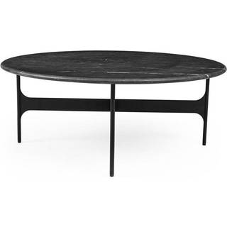 Wendelbo Floema Rundt Sofabord Nero Marquina Black Marble Large: Ø85 cm