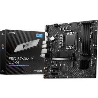MSI PRO B760M-P DDR4 Bundkort - Intel B760 - Intel LGA1700 socket - DDR4 RAM - Micro-ATX
