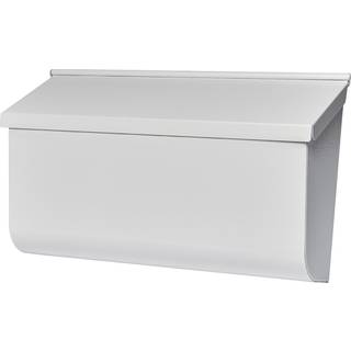 Arkitektoniske postkasser skovområder medium kapacitet galvaniseret stål vægmontering postkasse hvid