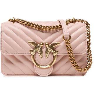 Pinko Love One Mini Skuldertaske gammelrosa