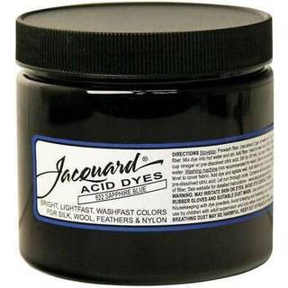 Jacquard Acid Dye - Sapphire Blue - 8 Oz netto WT - Acid Dye For Wool - Silk - Feathers - and Nylons - Brilliant Colorfast and Meget koncentreret