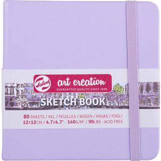 Hardcover Sketchbook - Pastel Violet 12 x 12 cm