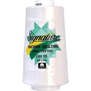 Signaturtr?d Signatur CTN 3000yd 100% bomulds quilt tr?d 3000 Hvid