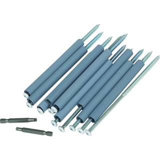 AmeriMax 5309257 7 in. White Gutter Spike - Pack of 10