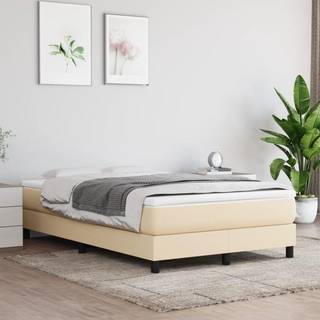 Springmadras Med Pocketfjedre 80X200X20 Cm Stof - Creme / 120 x 200 cm