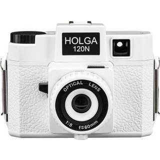 Holga 785120 120N Plastic Medium Format Camera - White (sort)