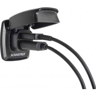 USB-stik Scanstrut Flip Pro, indbygget, sort, 12 V / 24 V, USB-A + USB-C, med låg