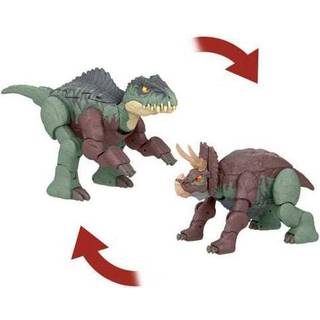 Mattel Jurassic World Fierce Changers 2-i-1 Dinosauriefigur Transform: 16-trins udstrækning, To figurer i ét, Fra 6 år