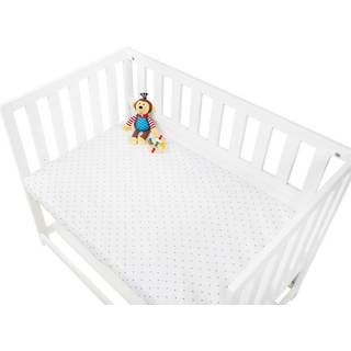 Pinolino Stræklagen til Vugge, Bedside Crib og Barnevogn 2 stk., Jersey/Grå Stjerner