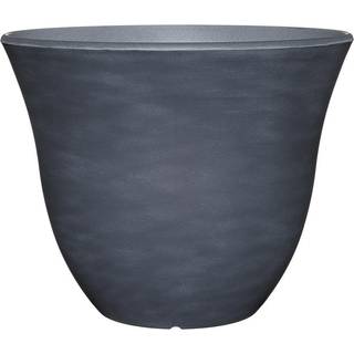 Classic Home and Garden Honeysuckle Resin Flower Pot Planter Zinc Grey 13 """"