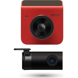 Xiaomi 70Mai Bilkamera A400, 2K + Bagkamera RC09 - Rødt