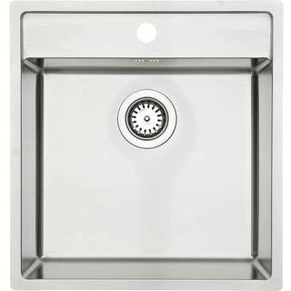 Lavabo Nexus 50 stålvask med kurveventil 480x510 mm