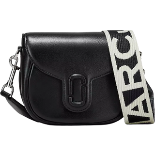 Marc Jacobs The J Marc Small leather saddle bag - black - One Size