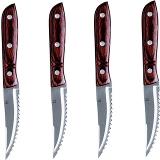 Old Farmer Classic Steakkniv XL 4 stk træ/stål