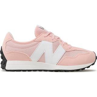 New Balance Børn 327 i Lyserød/Hvid Synthetic, Størrelse 38.5