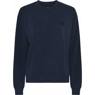 Sweatshirt med logo | Bambusviskose | Navy