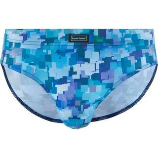 Bruno Banani Pixel Star Sportslip Brief - Blue Pattern - XX-Large