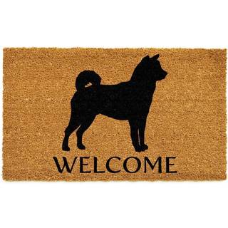 Calloway Mills 106891729 Shiba Inu Doormat (Brown/Black 17 """" X 29 """")